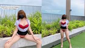 คลิปหลุดหี xxxนักศึกษาคู่เทพเย็ดจริง ถ่ายหีบนดาดฟ้าคอนโดแล้วมาเย็ดสดในห้องต่อหุ่นเด็ดมาก