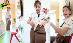 คลิปหลุด ครูอนุบาล สอนพร้อมเสียว ตั้งกล้องไลฟ์สดxxxสอนเสร็จถือกล้อง เข้าห้องน้ำ ส่องหีเต็มๆตา แอบโชว์หีในห้องน้ำครู