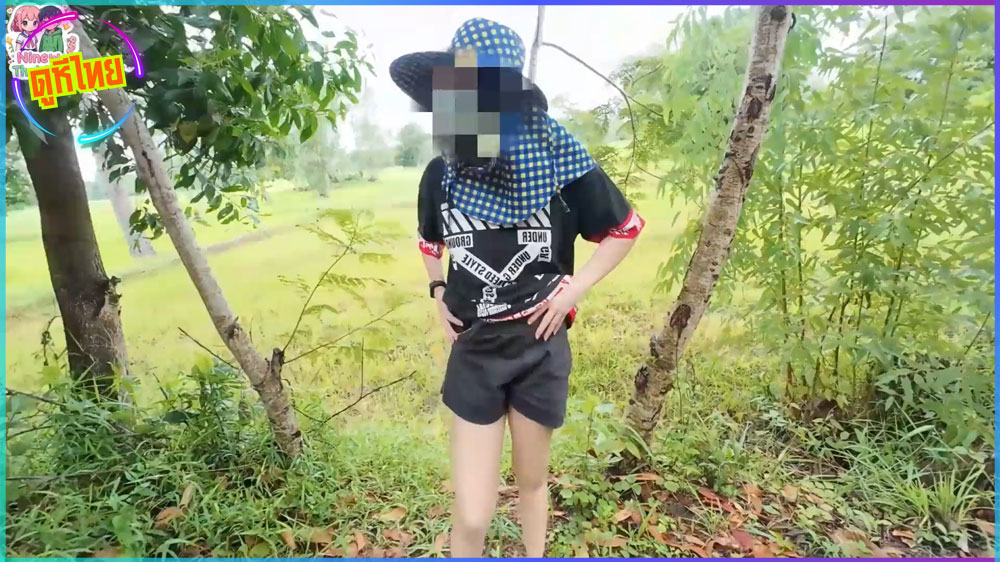 พาเด็กเอ็นกรุงเทพมาเดินหาเห็นในป่าอีสาน New241 สักพักแวะเย็ดข้างทางแตกปิ๊ดกลางป่า